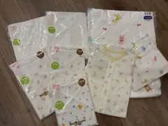 ミキハウス　８点　ベビー肌着＆ロンパースセット