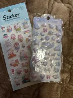 ボンボンドロップシール ぷくぷくシール 立体シール