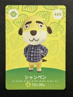 シャンペン あつ森 amiiboカード 445