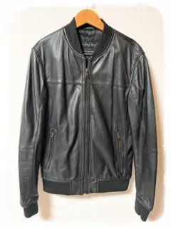 ☘️P1☘ZARA MAN フェイクレザー ボンバージャケット S
