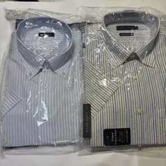 CAFE SOHO ほかストライプ ボタンダウンシャツ 2枚セット