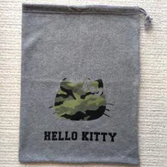 HELLO KITTY ハローキティ 迷彩柄 巾着袋