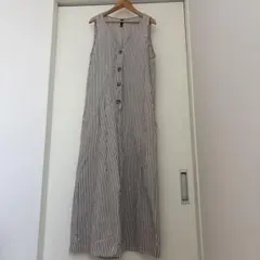 ZARA trf collection ストライプ サロペット　Mサイズ