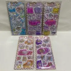 【正規品】サンリオ キラキラウォーターinシール 5点セット