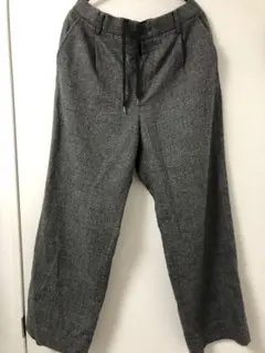 GLOBAL WORK グレー系 ワイドパンツ L
