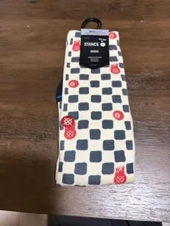STANCE チェッカーフラッグ 8ボール ソックス