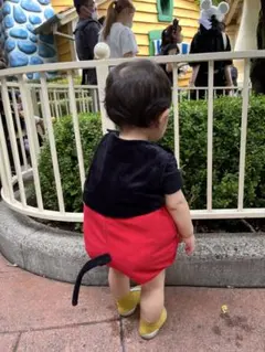 ディズニー　ミッキー　ミッキーマウス　コスプレ　コスチューム　ベビー　子供　80