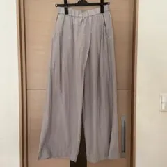 TRAVAIL MANUEL グレージュワイドパンツ