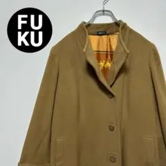 【カシミヤ100%】チェスターコート ロング インナーレーヨン レトロ 古着