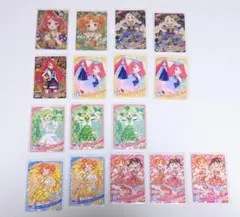 ひみつのアイプリ　カード　サクラ　タマキ　アイリ　リンリン　16枚セット