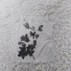 F3-6 MKミッシェルクラン 花柄シースルーキャミ 38 Mのサムネイル