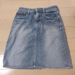 デニム タイトスカート ライトブルー 61cm