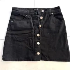 FOREVER 21 ブラックデニムスカート　XS