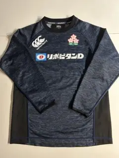 canterbury 長袖ラグビーウェア Sサイズ ダークブルー