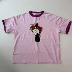 【美品】10匣　TENBOX ピンク半袖Tシャツ　Mサイズ