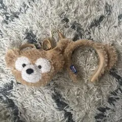 ディズニー ダッフィーのカチューシャとポーチ