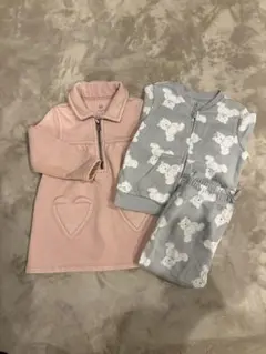 【春夏】ベビー服　女の子　90cm　2点セット