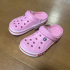 【新品未使用】 Crocs サンダル ピンク　24㎝のサムネイル