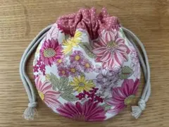 ハンドメイド☆*ミニ巾着袋*☆まんまる巾着
