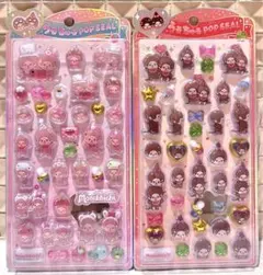 【正規品】モンチッチ　うるちゅるポップシール　2枚セット　コンビニ不可