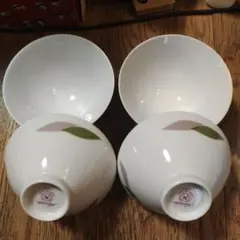 ノリタケ 葉模様 飯碗 4個セット