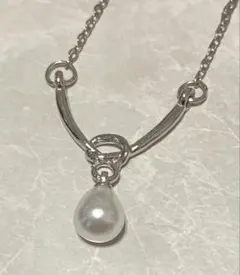 シルバーパールネックレス