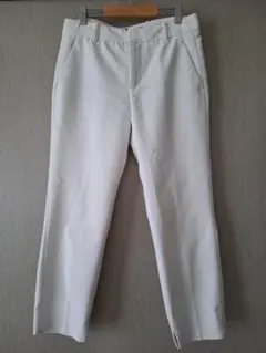 ZARAザラウーマン★クロップドパンツスラックス★オフ白★US00サイズXS
