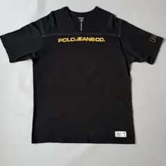 POLO JEANS CO. ロゴプリントTシャツ 黒 XL USA製