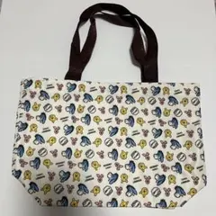 ディズニー くまのプーさん 総柄 トートバッグ ホワイト イーヨー ピグレット