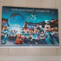 非売品 東京ディズニーリゾート 2026 カレンダー 25周年