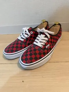VALENTINO × VANS オーセンティック チェッカー 赤 26.5のサムネイル