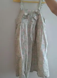 タルティーヌショコラ　リバティー柄ワンピース　130サイズ