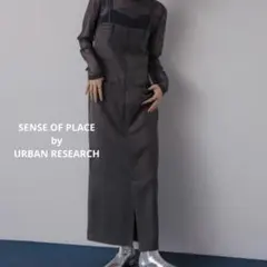 SENSE OF PLACE アーバンリサーチ　ストラップツキベアワンピース