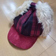 MONO COMME CA フライトキャップ チェック柄