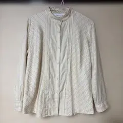 SIMPLE LIFE 長袖シャツ ストライプ チェック柄のサムネイル