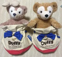ダッフィー & シェリーメイ ぬいぐるみ＋バック　セット
