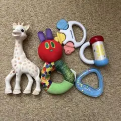 ベビーおもちゃセット　ミキハウス　はらぺこあおむし　キリンのソフィー