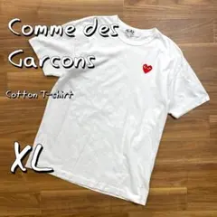 【美品】COMMEdesGARCONSコムデギャルソンPLAYハートTシャツXL