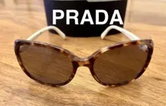 PRADA ブラウン✖️ワインカラーサングラス ケース付き - メルカリ
