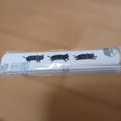 OSK引きふた箸箱セット猫がらのサムネイル