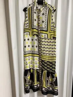M・fil プリント ノースリーブボウタイブラウス銀座和光 購入 新品