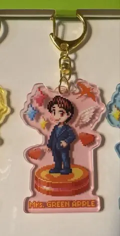 大森元貴 ドットアクリルキーホルダー ゼンジン ミセスグリーンアップル