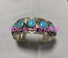 silver 925 feather コーラル ターコイズ バングル ズニナバホ