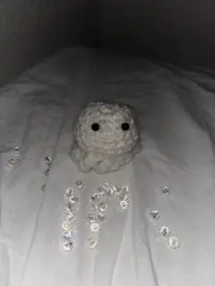 あみぐるみ 編み物 クラゲ 白