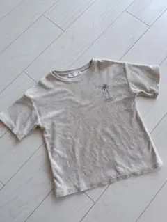 ZARA ベージュ オーバーサイズ　Tシャツ 120 ザラキッズ