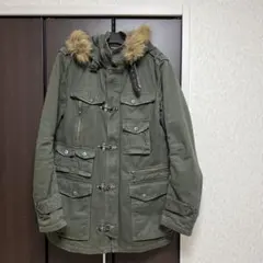 HIDEAWAYSオリーブグリーン ダッフルコート