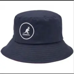 美品 KANGOL リバーシブル バケットハット ネイビー×レッド L
