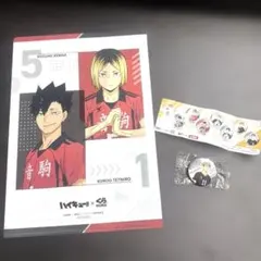 くら寿司オリジナル　ハイキュー　2点セット　クリアファイル　缶バッジ　宮治