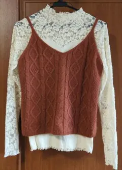 最終値下げ☆GU 　ニットビスチェ　④