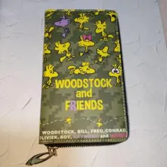 SNOOPYスヌーピー★ウッドストック 長財布★レザーウォレット★未使用品